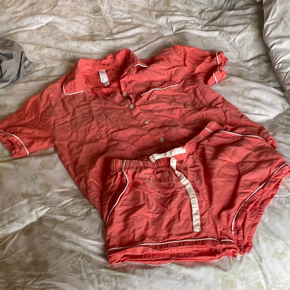 Stars Above Coral Loungewear Set
